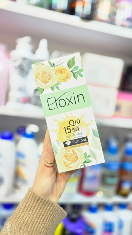 پرایمر مو ۱۵ کاره الوکسین مدل Q10 Eloxin Q10 Hair Primer 15 in 1