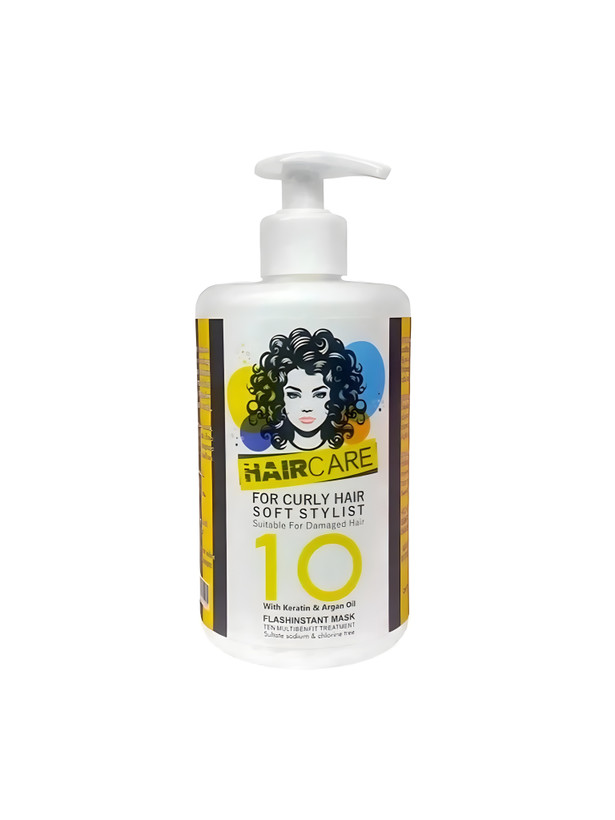 کرم 10 کاره هیر کر مناسب مو فر و Curly | HAIR CARE Curly Hair Flash Mask ماسک مو بدون سولفات مخصوص فر