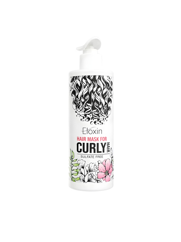 ماسک مو فر الوکسین داخل حمام سولفات فری Eloxin Curl Hair Mask Sulfate Free | ماسک موی مناسب موهای فر و خشک الوکسین