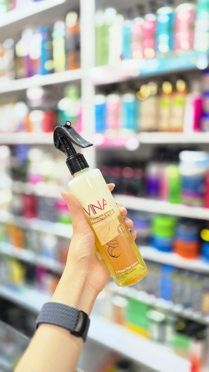 اسپری دو فاز وینا Ginseng تقویتکننده و ضد ریزش مو – strengthening & energizing hair spray