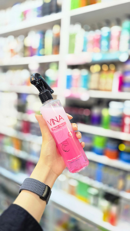 اسپری دو فاز وینا Rose رز، خوشبو و لطافتبخش مو