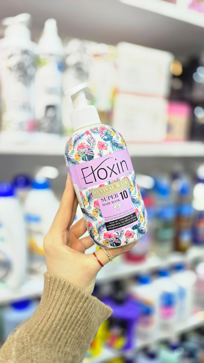 ماسک بنفش الوکسین ضد زردی بلوند داخل حمام