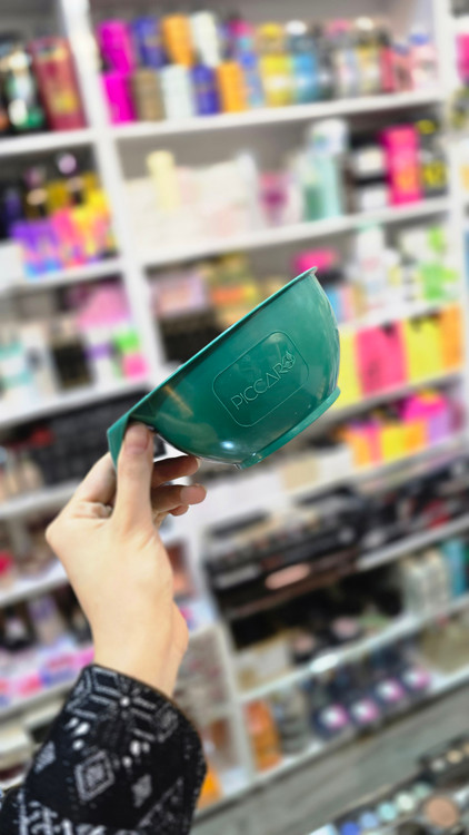 کاسه رنگ مو پیکار شانه دار hair dye bowl