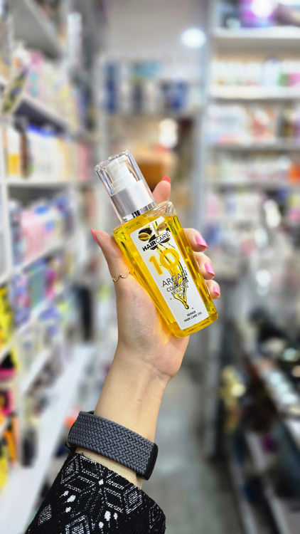 روغن مو هیر کر ترمیمکننده argan keratin hair care