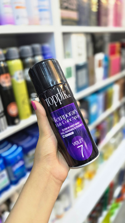 رنگ موقت بنفش Topic