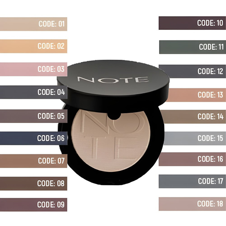 رنگبندی سایه تکی نوت لومینوس luminous mono eye shadow