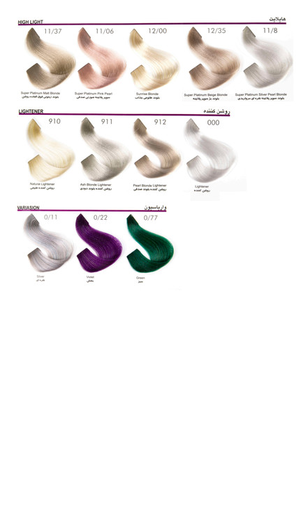 خرید رنگ فانتزی رنگساژ با رنگ مو کم آمونیاک فیدل