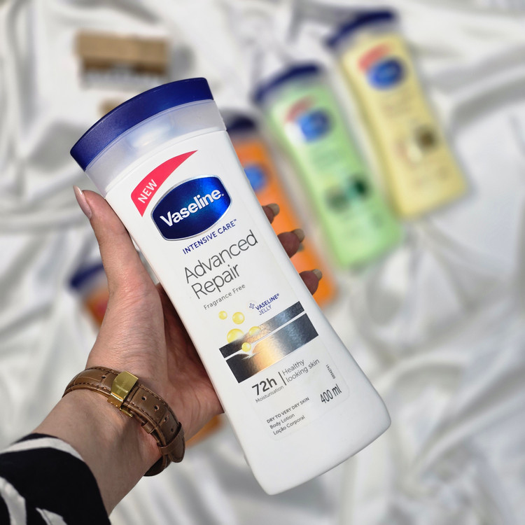 وازلین سفید – Vaseline Original / Intensive Care: مرطوبکننده قوی پوست خشک – deep moisture for dry skin