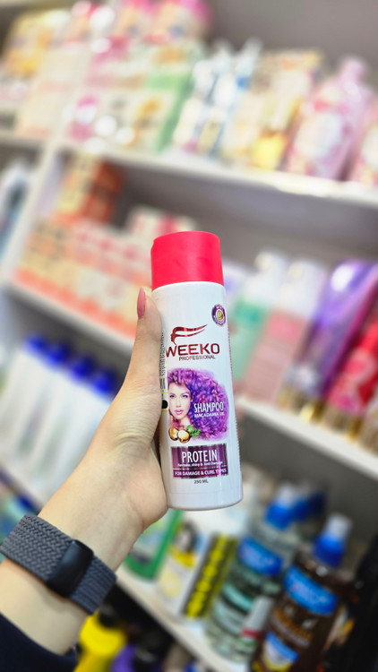 شامپو ویکو Protein | Weeko Protein Shampoo تقویتکننده و ضد وز مخصوص موهای فر و شکننده