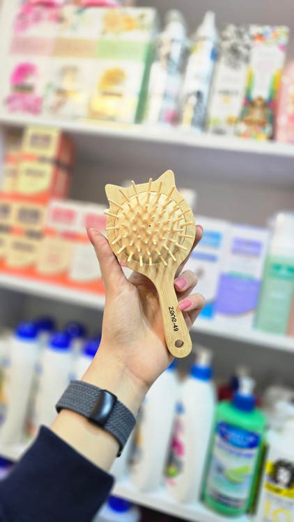 خرید برس چوبی Z.One کرم چوب بامبو