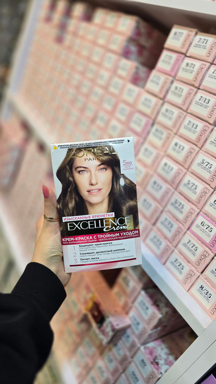 رنگ مو لورآل قهوهای روشن 5.00 | L'Oréal Light Brown 5.00 Hair Dye