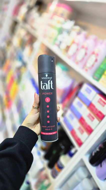 اسپری مو تافت مشکی Power 5 | Taft Schwarzkopf Hair Spray Black Power 5