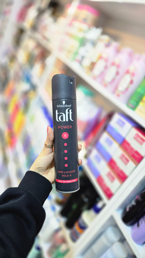 اسپری مو تافت مشکی Power 5 | Taft Schwarzkopf Hair Spray Black Power 5