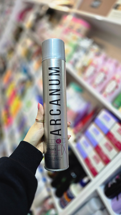 اسپری مو آرکانوم شماره 8 | Arkanum Ultimate Fix Hair Spray