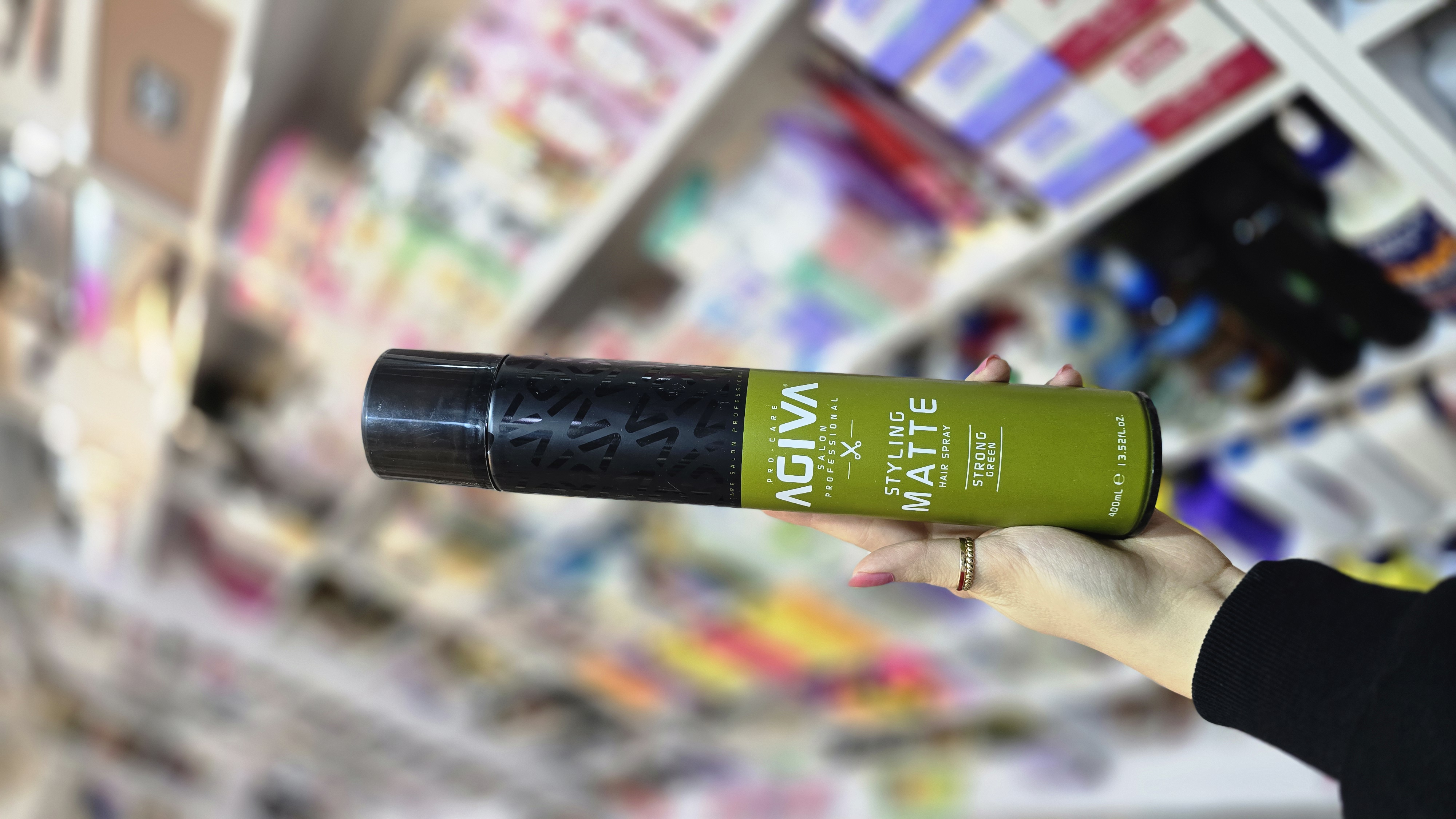 اسپری مو آگیوا مدل Styling Matte Strong سبز