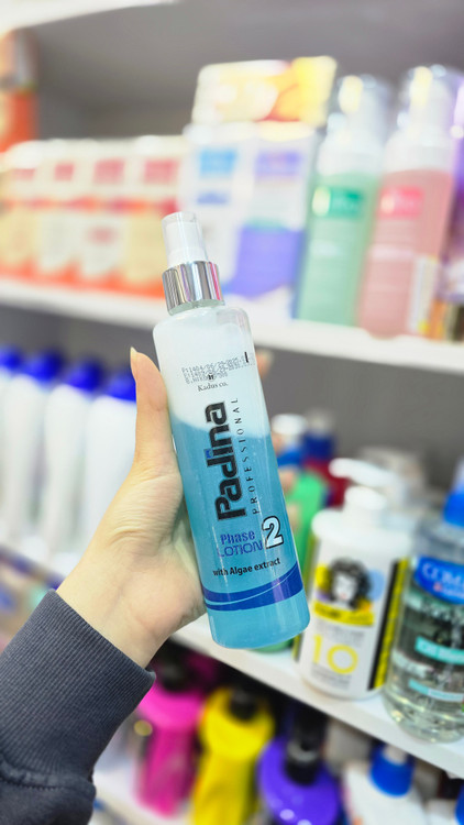 لوسیون دو فاز پادینا آبی 250 میلی لیتر برای موهای نرمال و سالم