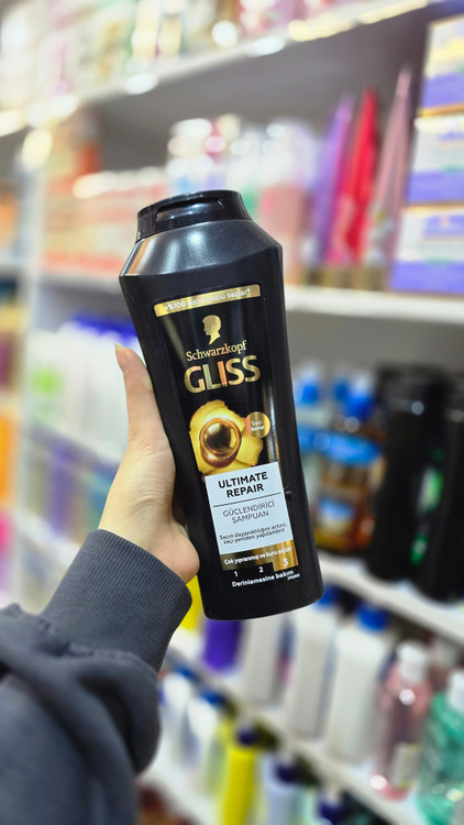 شامپو گلیس شوارزکف مشکی برای موهای آسیبدیده و خشک – Repair & Gloss