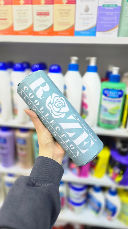 فویل آلومینیوم رز 1000 گرمی اقتصادی Rose Professional Aluminum Foil ضخیم و درجه یک