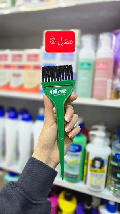 فرچه رنگ مو سبز پلاستیکی با کیفیت عالی مناسب سالن زیبایی