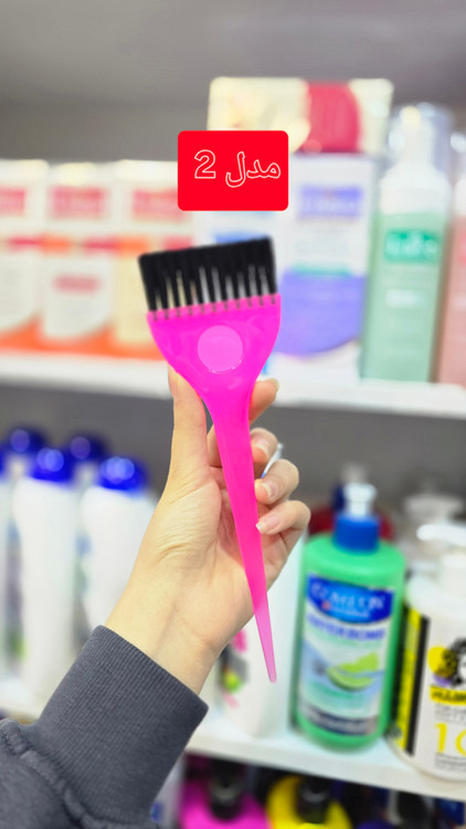 فرچه رنگ مو صورتی شیشهای با کیفیت عالی و پخش یکنواخت رنگ