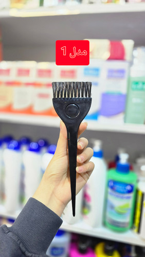 فرچه رنگ مو مشکی شیشهای حرفهای با کیفیت عالی مناسب سالن