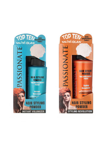 خرید پودر حجم دهنده و حالت دهنده Passionate فوق قوی Blue Orange