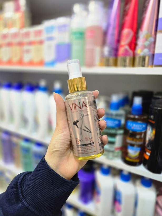 اسپری ضد حرارت وینا محافظ مو قبل از اتو و سشوار Vina Heat Protection Spray ضد آسیب و خشکی مو