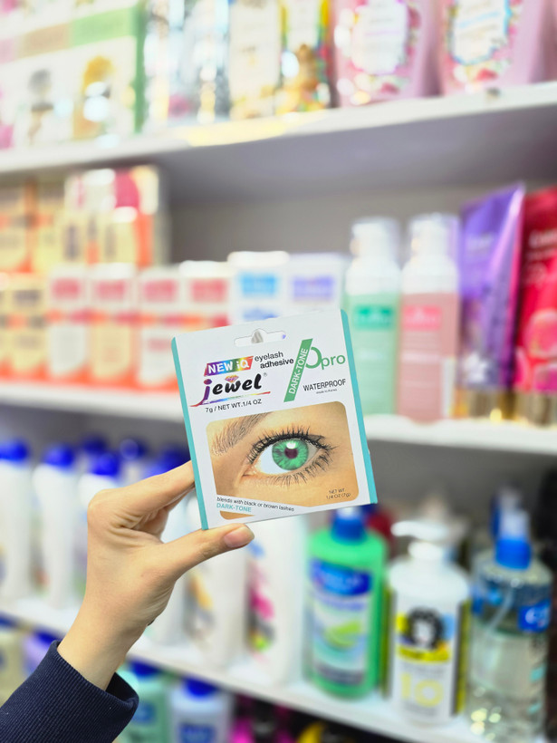 چسب مژه ژوئل کرهای ضد آب Jewel Eyelash Glue با چسبندگی قوی و ماندگاری بالا