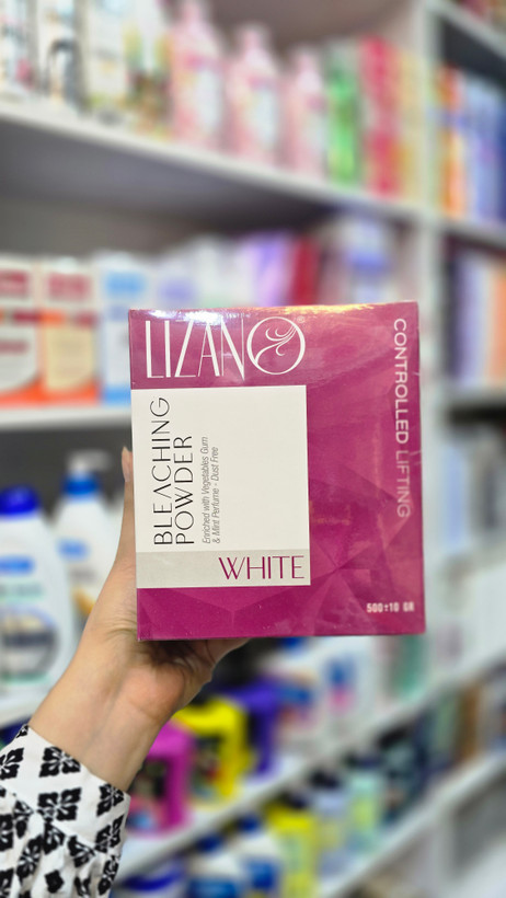 پودر دکلره لیزانو سفید داست فری Lizzano Bleach Powder مناسب روشن کردن مو
