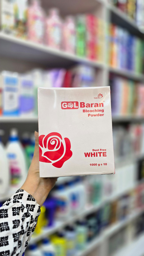 پودر دکلره گلباران سفید داست فری Golbaran Bleaching Powder مناسب مش و روشن کردن مو