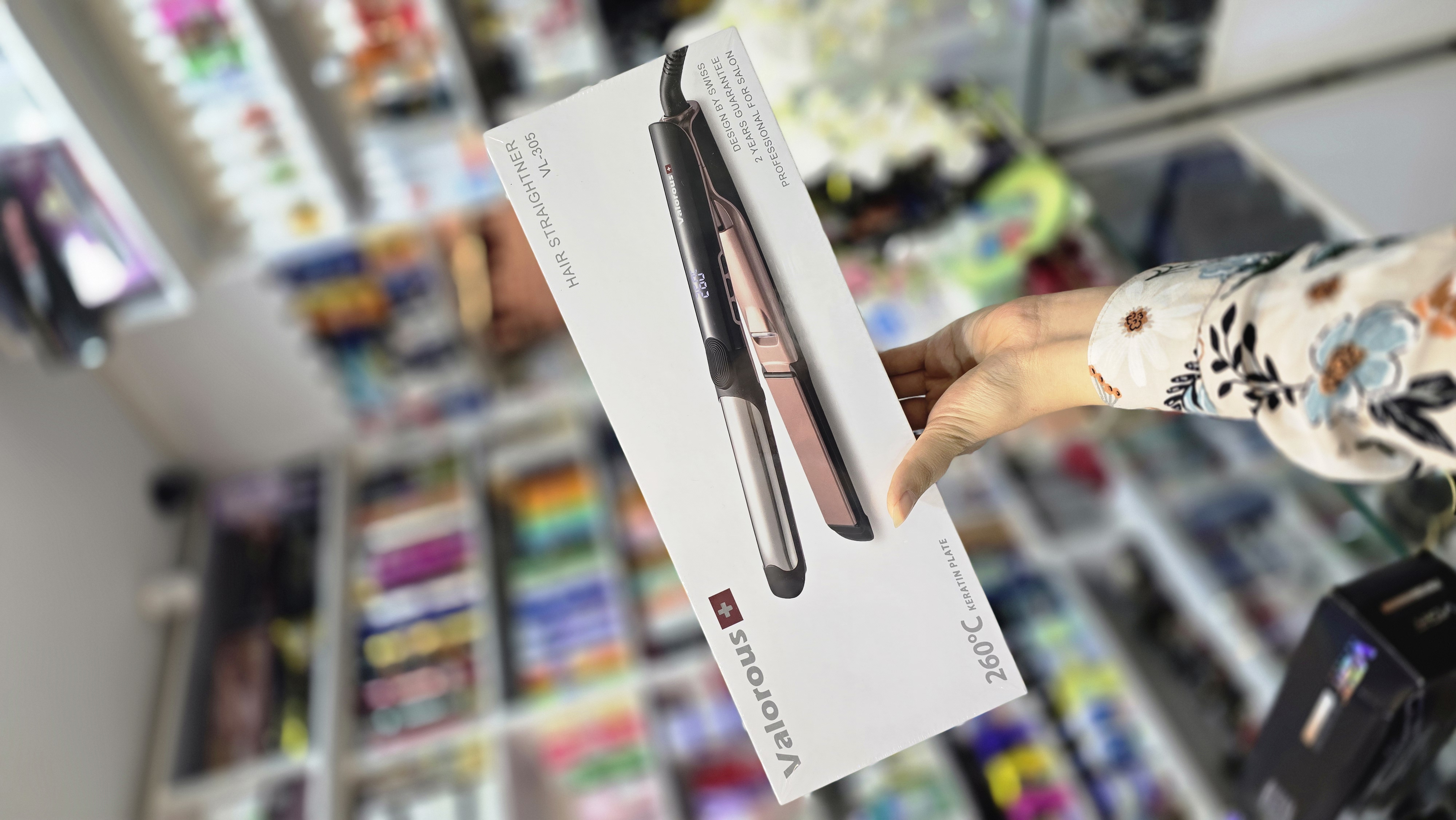 اتو مو والروس VL-305 سرامیکی مناسب صاف کردن روزانه مو Valorous Hair Straightener