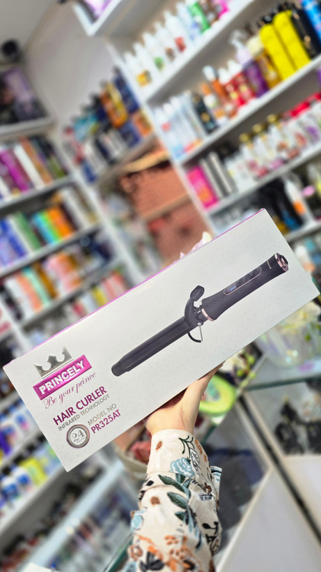 دستگاه فر کننده مو پرینسلی PR325AT سرامیکی Princely Hair Curler مناسب فر درشت و طبیعی مو