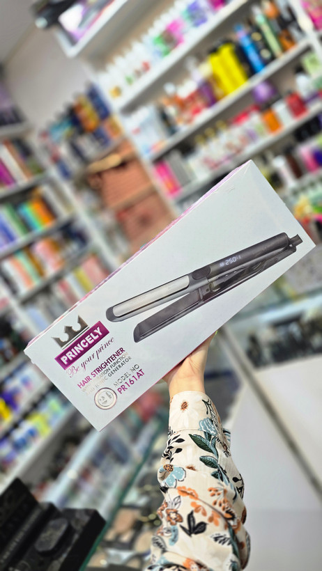 اتو مو پرینسلی PR161AT صفحات سرامیکی Princely Hair Straightener مناسب صاف کردن مو و استفاده روزانه