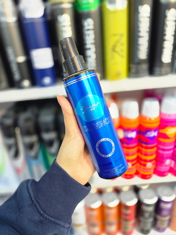 بادی اسپلش ژک ساف داوینچی آبی | رایحه خنک مردانه | Davinci Blue Body Splash | خوشبو کننده بدن مردانه | ماندگاری خوب | مناسب روزانه