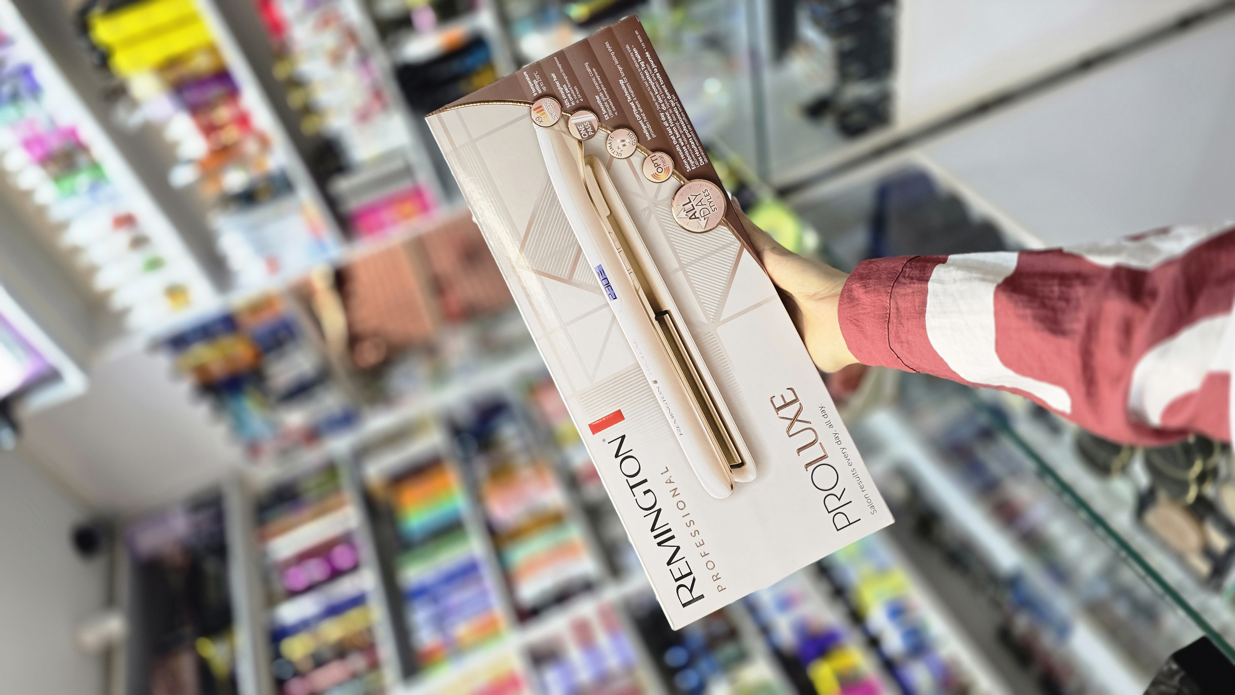 اتو مو رمینگتون S9100 پرو لوکس اصل Remington Proluxe Hair Straightener با تکنولوژی OPTIheat و صافی 24 ساعته