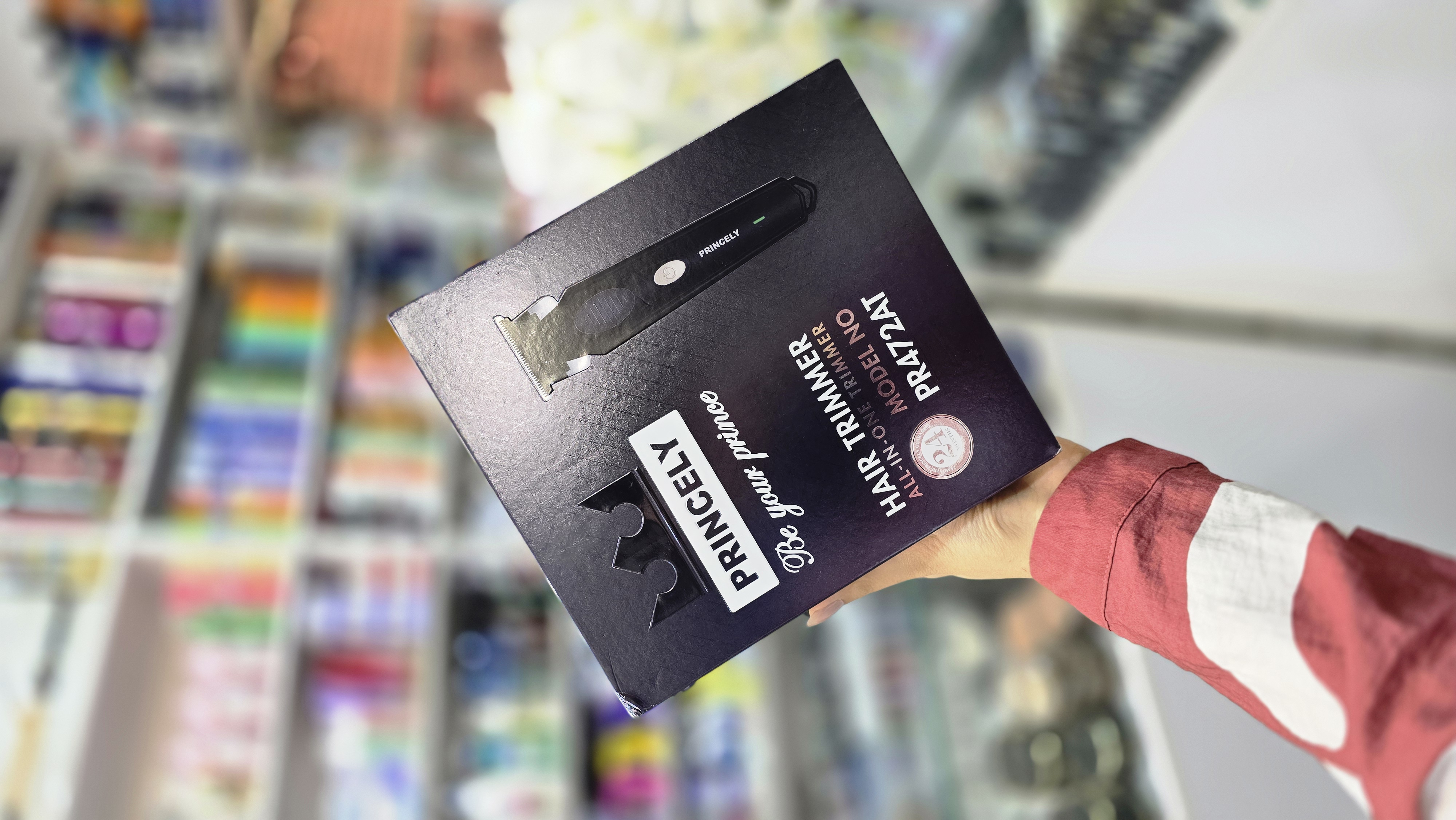 ریش تراش پرینسلی PR472AT حرفهای شارژی با تیغه دقیق Princely Trimmer مناسب اصلاح کامل