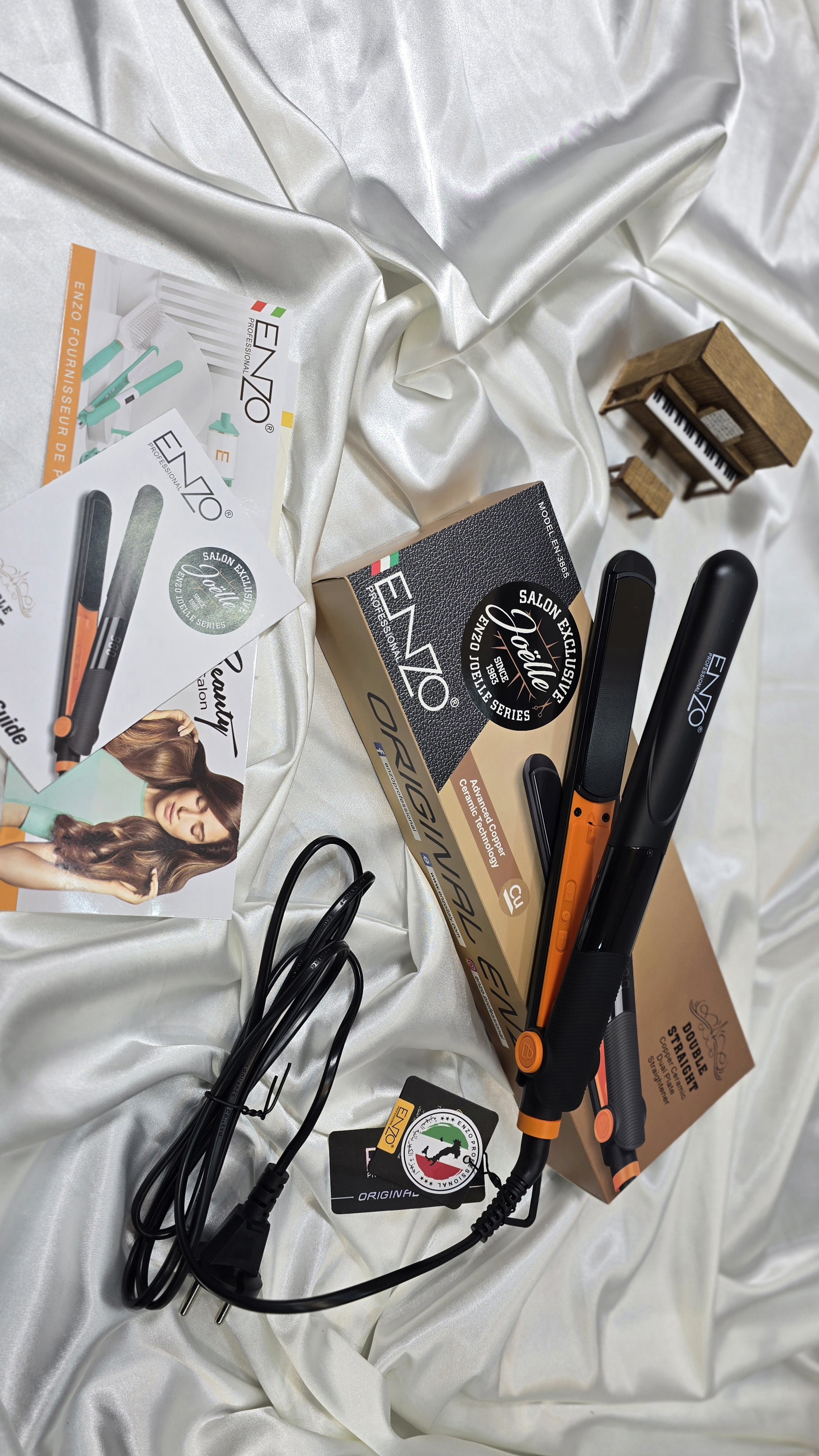 اتو مو انزو EN-3865 حرفهای | Enzo Hair Straightener Pro