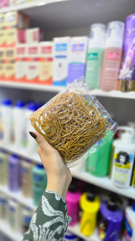 کش ماکارونی مو، کش شینیون، hair bun elastic، کش حرفهای مو، کش گوجهای