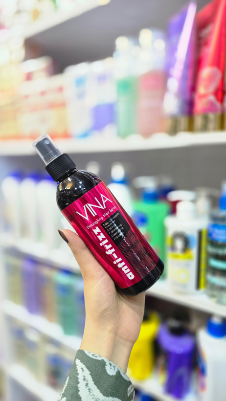 اسپری گره باز کن و ضد وز وینا | Vina Detangling and Anti-Frizz Hair Spray - مناسب شانه پذیری آسان