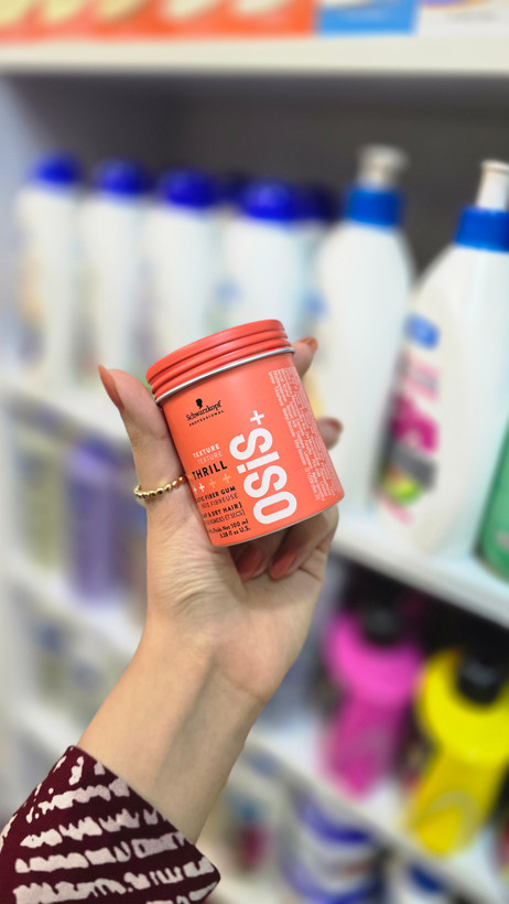 فیبر آدامس اوسیس Thrill شوارزکف OSIS | ژل فیبری اوسیس تریل مناسب حالتدهی قوی | محصول OSIS Thrill برای فروشگاه اینترنتی