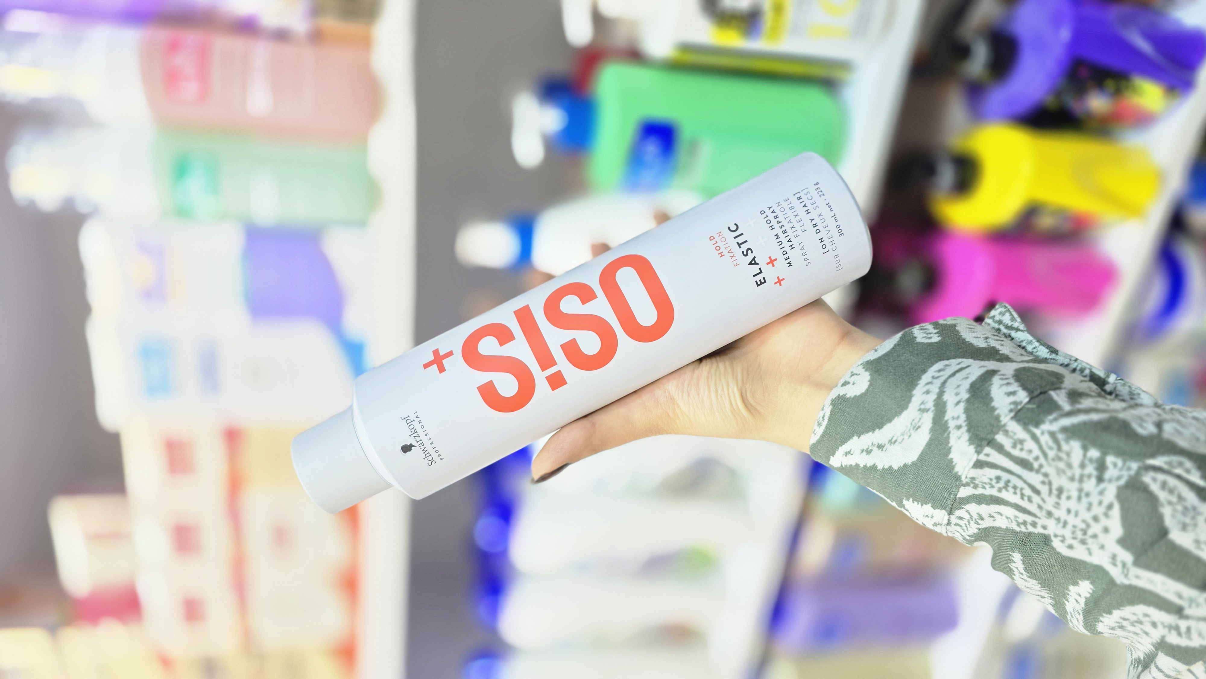 اسپری مو اوسیس Elastic مدیوم هولد 300 میل | قیمت اسپری فیکس مو OSIS+ Elastic مناسب براشینگ و شینیون