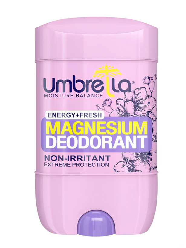 استیک دئودورانت Umbrella Magnesium زنانه، Non-Irritant Extreme Protection، بستهبندی صورتی، مناسب پوست حساس با محافظت بالا در برابر بوی نامطبوع