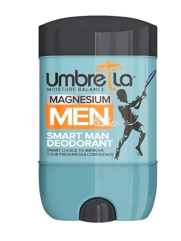 استیک دئودورانت مردانه Umbrella Magnesium Men Smart Man، خوشفرم و روزانه، بستهبندی آبی روشن، مناسب حفظ freshness و اعتمادبهنفس