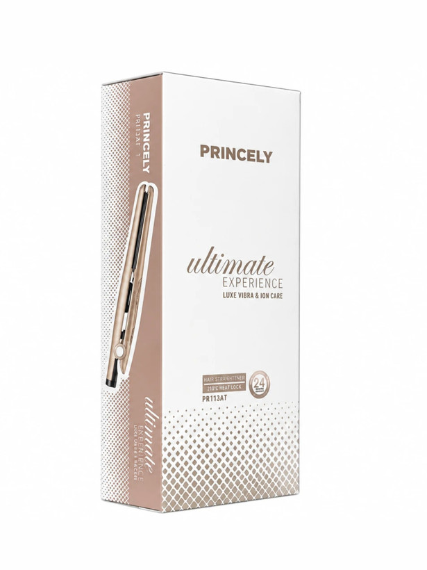 اتو مو حرفه ای پرینسلی PR113AT طرح پوست ماری، دستگاه صاف کننده مو، Princely snake skin hair straightener برای استفاده روزمره و سالنی Princely PR113AT hair straightener، اتو مو فوق حرفه ای پرینسلی با بدنه پوست ماری، ابزار حالت دهنده مو با طراحی خاص و مدرن