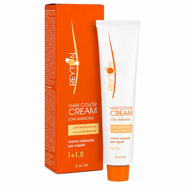 رنگ موی ریتون مدل Hair Color Cream حاوی مولتیویتامین | تیوپ رنگ موی 120 میل ریتون با قابلیت Low Ammonia