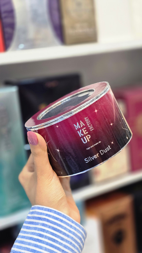 خرید پودر براق کننده Silver Dust میکاپ فکتوری | شاین نقرهای