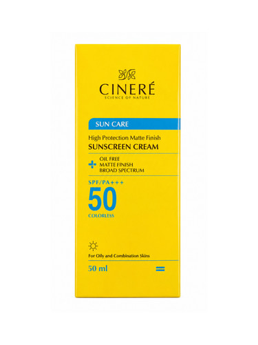 کرم ضد آفتاب سینره مدل Sun Care SPF 50 برای محافظت روزانه از پوست خرید ضد آفتاب سینره Sun Care با بافت سبک و مناسب استفاده روزانه عکس کرم ضد آفتاب SPF 50 سینره مدل Sun Care کرم ضد آفتاب Cinere Sun Care مناسب محافظت در برابر آفتاب