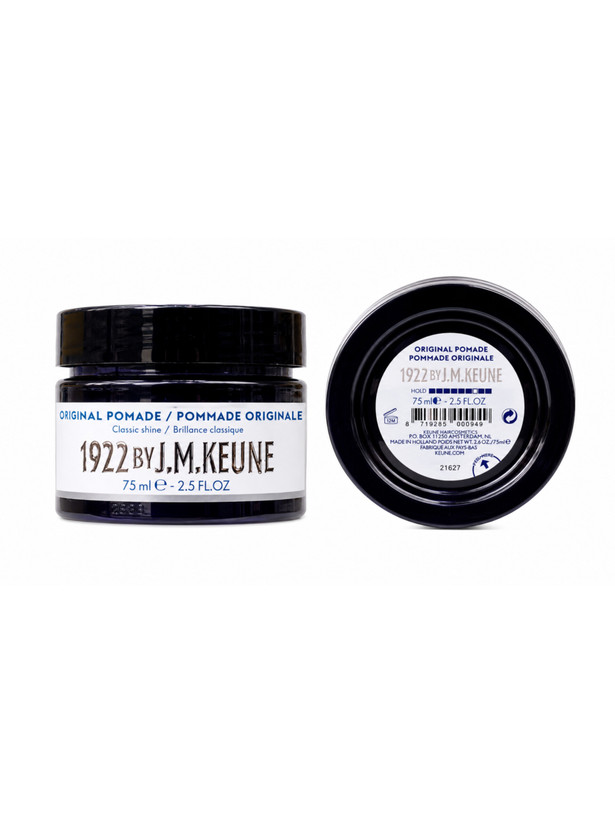 پماد مو کئون 1922 اورجینال ۷۵ میل برای حالتدهی کلاسیک و درخشش فوقالعاده | Keune 1922 Original Pomade 75ml, high shine hair wax for men, professional styling