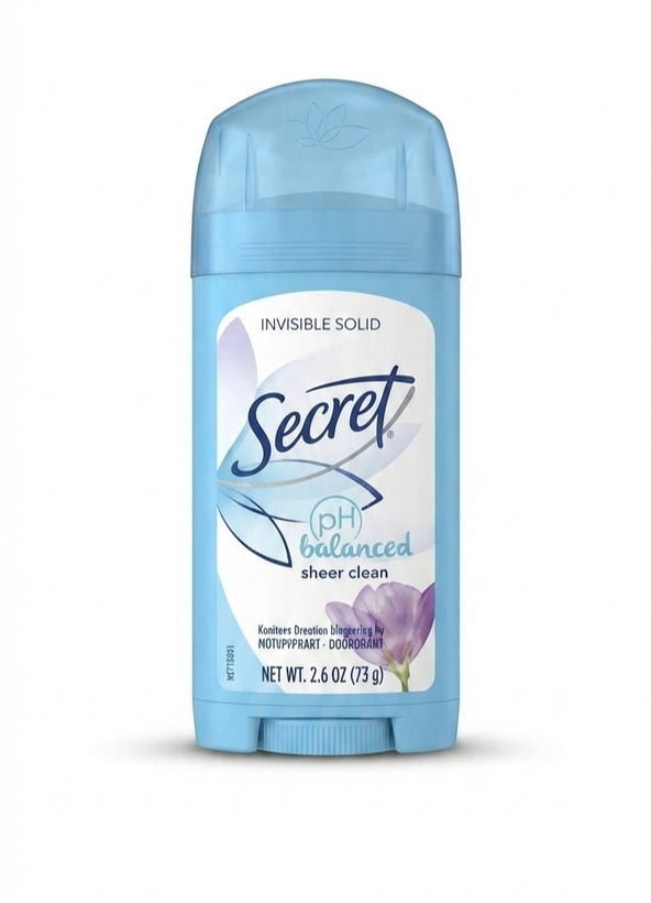 خرید دئودورانت استیکی سکرت مدل Sheer Clean با ماندگاری ۴۸ ساعته و جذب سریع