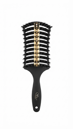 برس اکستنشن سافیکس پروفشنال مدل H983، برس منحنی گرهبازکن مشکی Suffice Professional Extension Hair Brush H983